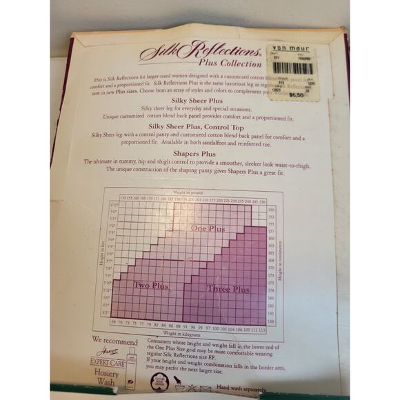 New 4 VTG Hanes Silk Reflections Silky Sheer Sandalfoot Pantyhose & Stockings - Picture 10 of 10